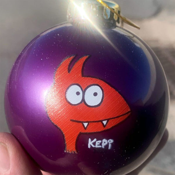 Kepi Ghoulie - Red Bat (Christmas Ornament)