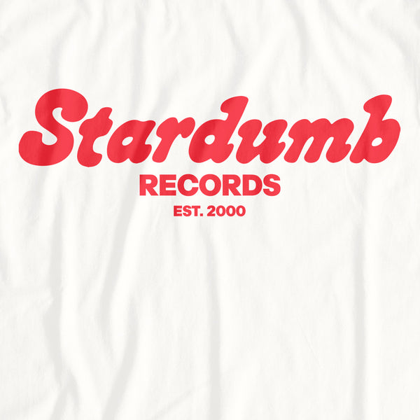 Stardumb Records (White T-Shirt, XL only)